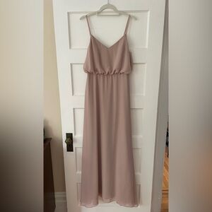 Birdy Grey Taupe Spaghetti Strap Dress